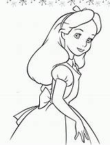 Alice Wonderland Coloring Pages Disney Walt Characters Drawing Printable Color Fanpop Personajes Getcolorings Print Getdrawings Popular sketch template