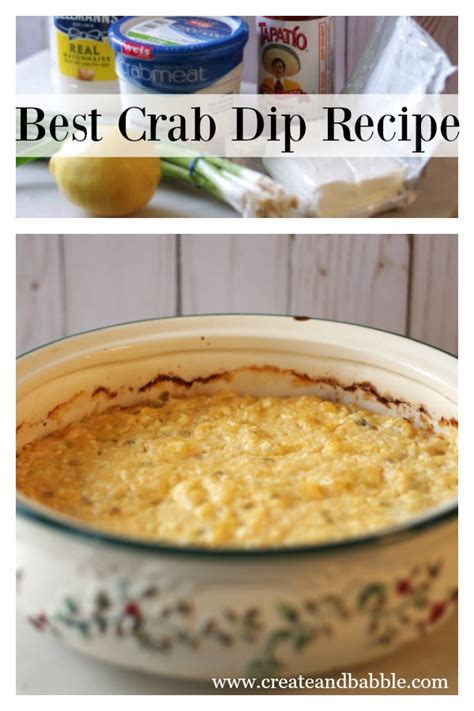 best crab dip recipe create and babble