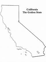 California Outline Map Ca Coloring Maps Kids Blank Capital State States Clipart Regions Color Pages Doodles Mission Gif Shape Use sketch template