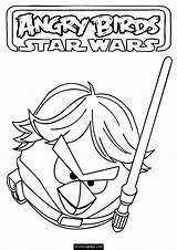 Coloring Luke Angry Birds Wars Star Pages Skywalker Printable Lego Bird Lightsaber Colouring Drawing Print Movies Kids Bb8 Ecoloringpage Game sketch template