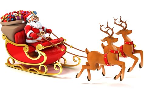 santa   sleigh clipart   cliparts  images