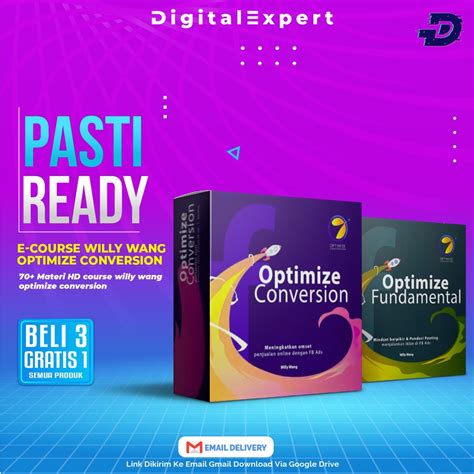 jual course willy wang optimize conversion shopee indonesia