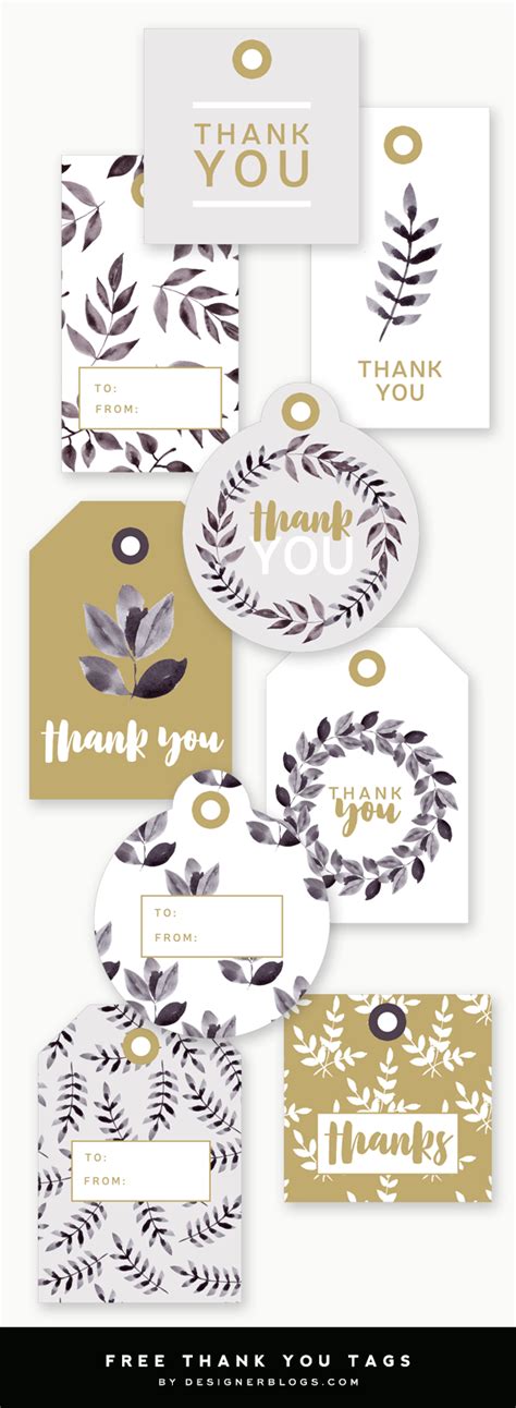 gift tags thanksgiving tags designer blogs
