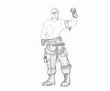 Tekken Fury sketch template