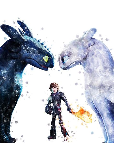 train  dragon print toothless hiccup light fury etsy