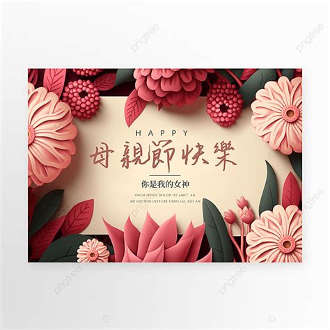 mothers day greeting card template template   pngtree