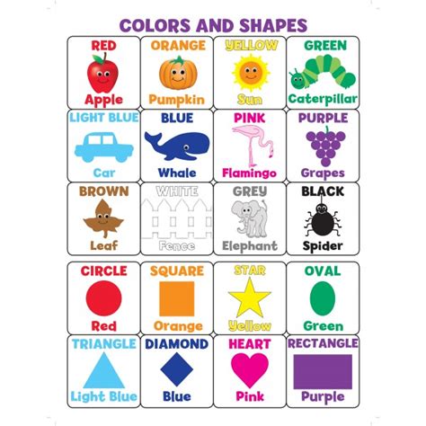 colors  shapes poster