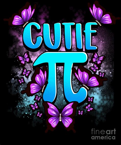 Adorable Cutie Pi Math Pie Symbol Pun Pi Day 2020 Digital Art By The