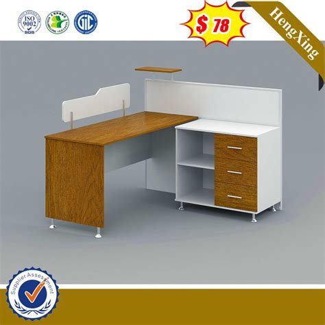 modern l shape mdf wooden office computer workstation desk china