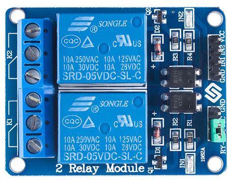 arm arduino pic  channel relay board module opto isolated