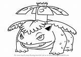 Pokemon Draw Venusaur Go Drawing Drawingtutorials101 Step Drawings Tutorials sketch template