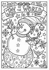 Adult Kerst Sheets Holidays Tulamama Topkleurplaat sketch template