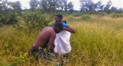 man busted eating punani in the bush zimetro