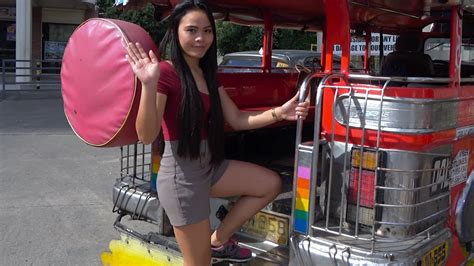 filipinas ride the jeepney thru cebu city philippines youtube