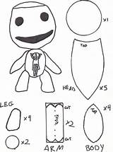 Sackboy Pattern Sewing Patterns Doll Deviantart Pdf Appears Browser Support Web Don Felt Monster Online Dolls sketch template