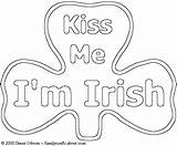 Coloring Pages Irish Kiss St Choose Board sketch template