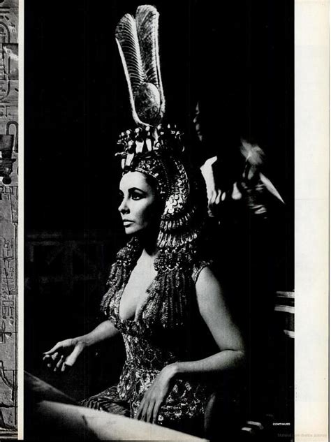 Elizabeth As Cleopatra Elizabeth Taylor Cleopatra