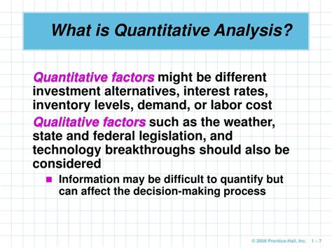 introduction  quantitative analysis powerpoint
