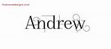 Name Andrew Fernanda Tattoo Designs Decorated Lettering Freenamedesigns sketch template