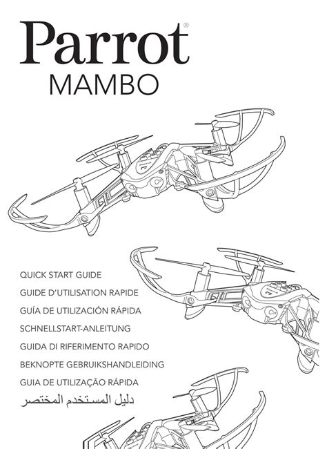 parrot mambo quick start manual   manualslib