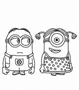 Coloring Pages Minions Dave Minion Printable Popular sketch template