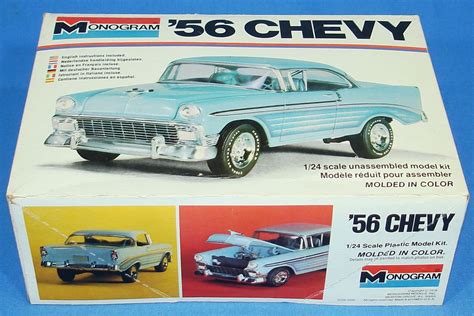 Monogram 1956 Chevrolet 56 Chevy 1 24 Scale Plastic Model