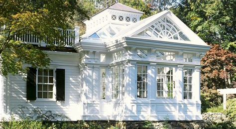 clapboard colonial brooks  falotico conservatory orangerie sunroom laurel home