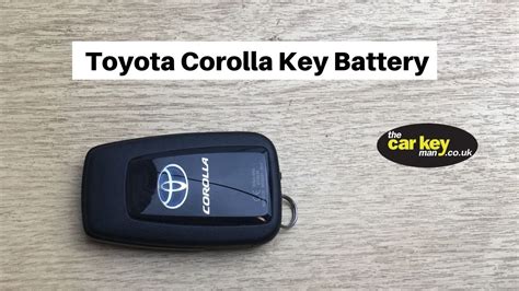 toyota corolla  key battery