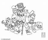 Coloring Ducktales Pages Fan Printable Kids sketch template