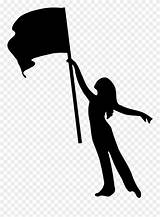 Color Guard Girl Clipart Clip Flag Silhouette Rifle Royalty Stock Pinclipart Report sketch template
