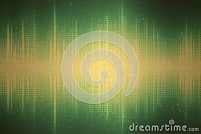 green sound waves royalty  stock image image