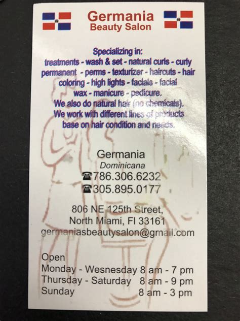 Germanias Beauty Salon North Miami Fl