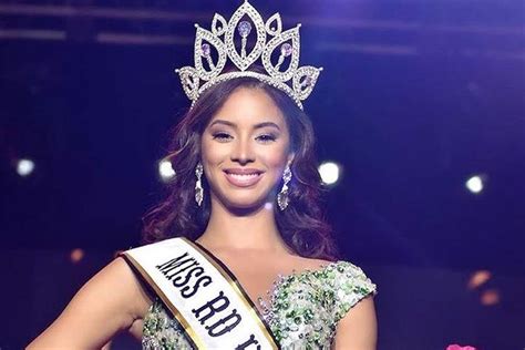 andreina martinez is the official representative of dominican republic