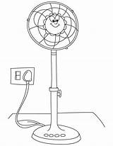 Fan Coloring Pages Clipart Electric Library Clip Printable Getdrawings Popular sketch template