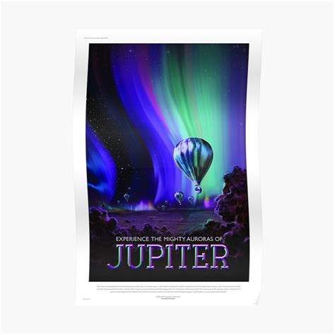 jupiter nasajpl travel poster poster  robertpartridge redbubble