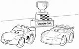 Mcqueen Lightning Coloring Pages Cars Mater Car Wonder Smart sketch template