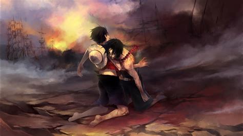 piece luffy rescue ace hd anime wallpapers hd