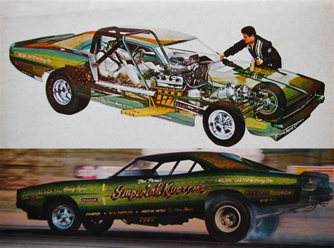 funny cars vintage st   generation charger race