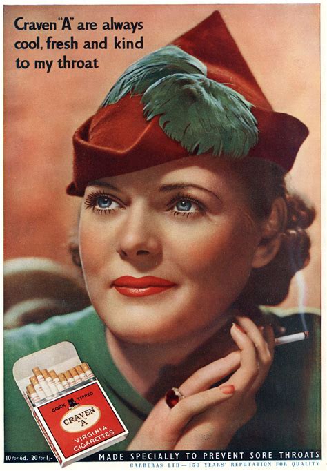 cigarette craven  advertising  advertisements advertising adverts vintage posters