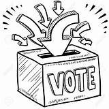 Vote Election Ballot Box Voting Clipart Sketch Vector Illustration Drawing Doodle Style Format Clip Stock Popular Sovereignty Agm Nominations Istock sketch template