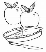Torta Apples Deliciosa Maçã Gad Colorironline Daycare sketch template