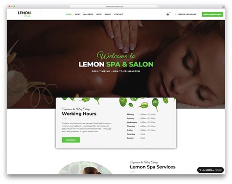 massage salon wordpress themes  colorlib
