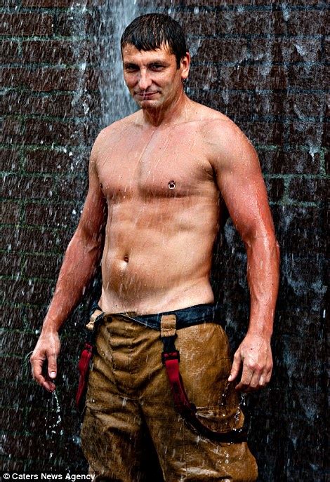 it s getting hot in here charitable firemen strip off for calendar