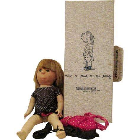 poor pitiful pearl all rubber doll in original box doll hugs shop ruby lane