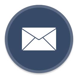 mail icon button ui system apps iconpack blackvariant