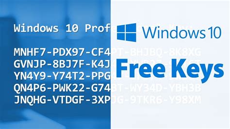 Windows 10 Free Key 100 Working [pro Home Enterprise