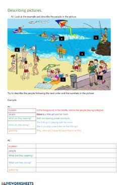 describing pictures language english gradelevel pre intermediate