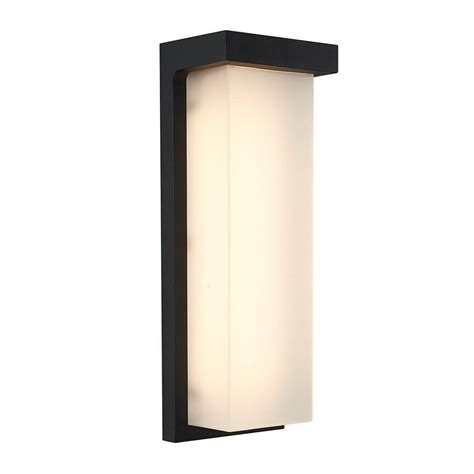 home decorators collection outdoor wall led light black  home depot canada