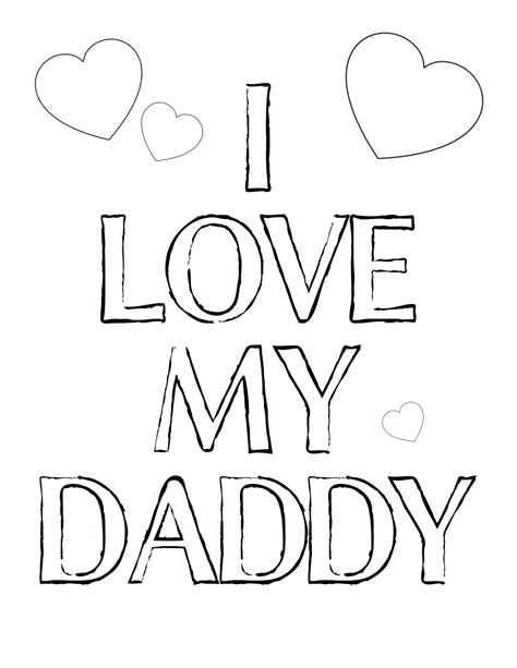 fathers day coloring pages getcoloringpagescom