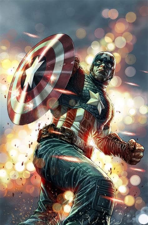 Captain America Vol 7 16 Now Bermejo Variant Textless